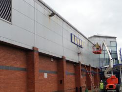 Photo of bingo hall cladding