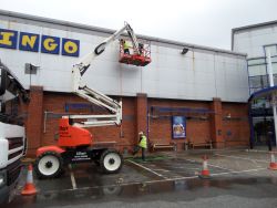 Photo of bingo hall cladding