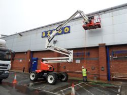 Photo of bingo hall cladding